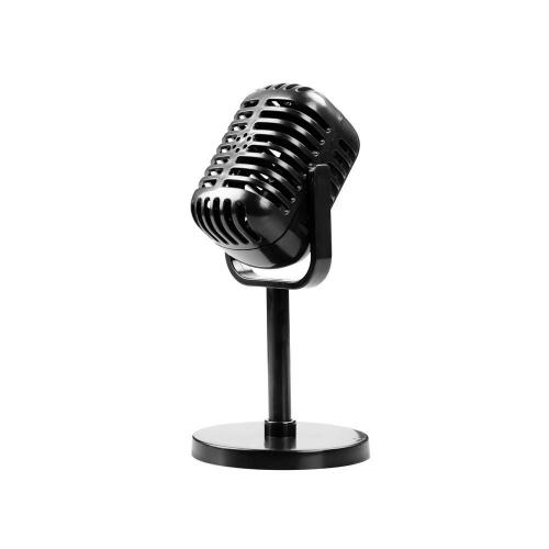 MICROPHONE,Black--Support de microphone rétro classique, accessoires de Simulation, microphone rétro dynamique, universel, vintage,