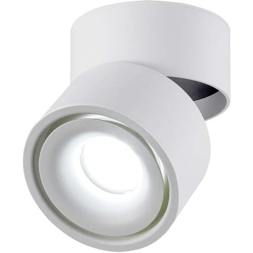 12w Led Spots De Plafond Plafonnier, Aangle Du Corps De Lampe Réglable,Spots Lampe,Spots De Plafond,Applique De Plafond, Spots Plafond Orientables,Éclairage Plafond Led,10x10x10cm(Blanc-6000k)