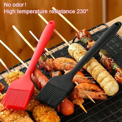 Brosse À Huile De Barbecue En Silicone, pinceaux à badigeonner