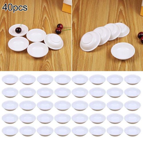 Bol À Sauce En Plastique Résistant À La Casse, 40 Pièces, Cuisine, Trempage, Soja, Moutarde Douce, Assaisonnement, Assiettes D'apéritifs