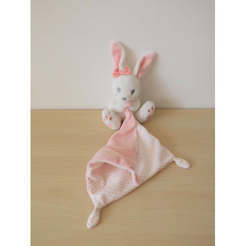 Doudou Lapin Blanc Rose Sweet Baby Dreams Simba