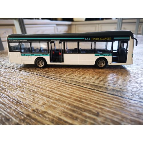 Bus Jouet Miniature Citybus - Ligne 14 Opera Granger- Marque Burago 19 Cm X 5 Cm X 4.50 Cm