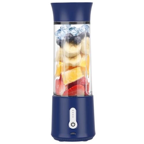 Mélangeur Portable, mélangeur personnel de 16.9 Oz pour milk-Shakes, mélangeur de jus de fruits, bouteille de voyage Rechargeable en Mini taille