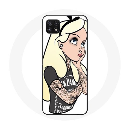 Coque Pour Samsung Galaxy A22 5g Alice Princesse Tatouée