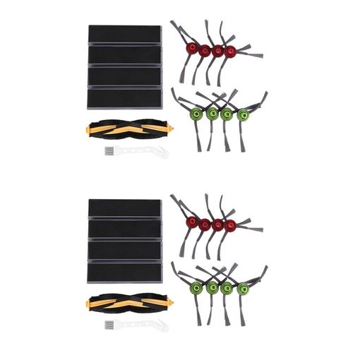 Kit de pièces de rechange pour brosse Robot Ecovacs Deebot OZMO 920, 950, T5, T8 AIVI, 2 kits de filtres