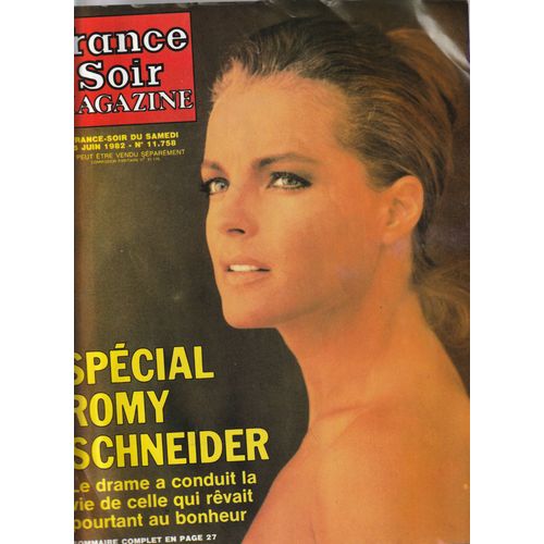Tino Rossi 7p/ Romy Schneider 22p/ Margaux Hemingway 2p/ Charlotte Walior 2p/ Marie Josee Nythassent 4p/ Jerry Lewis 1/2p/ Michel Sardou 1p/ Micheline Boudet 1.5p/ 11758
