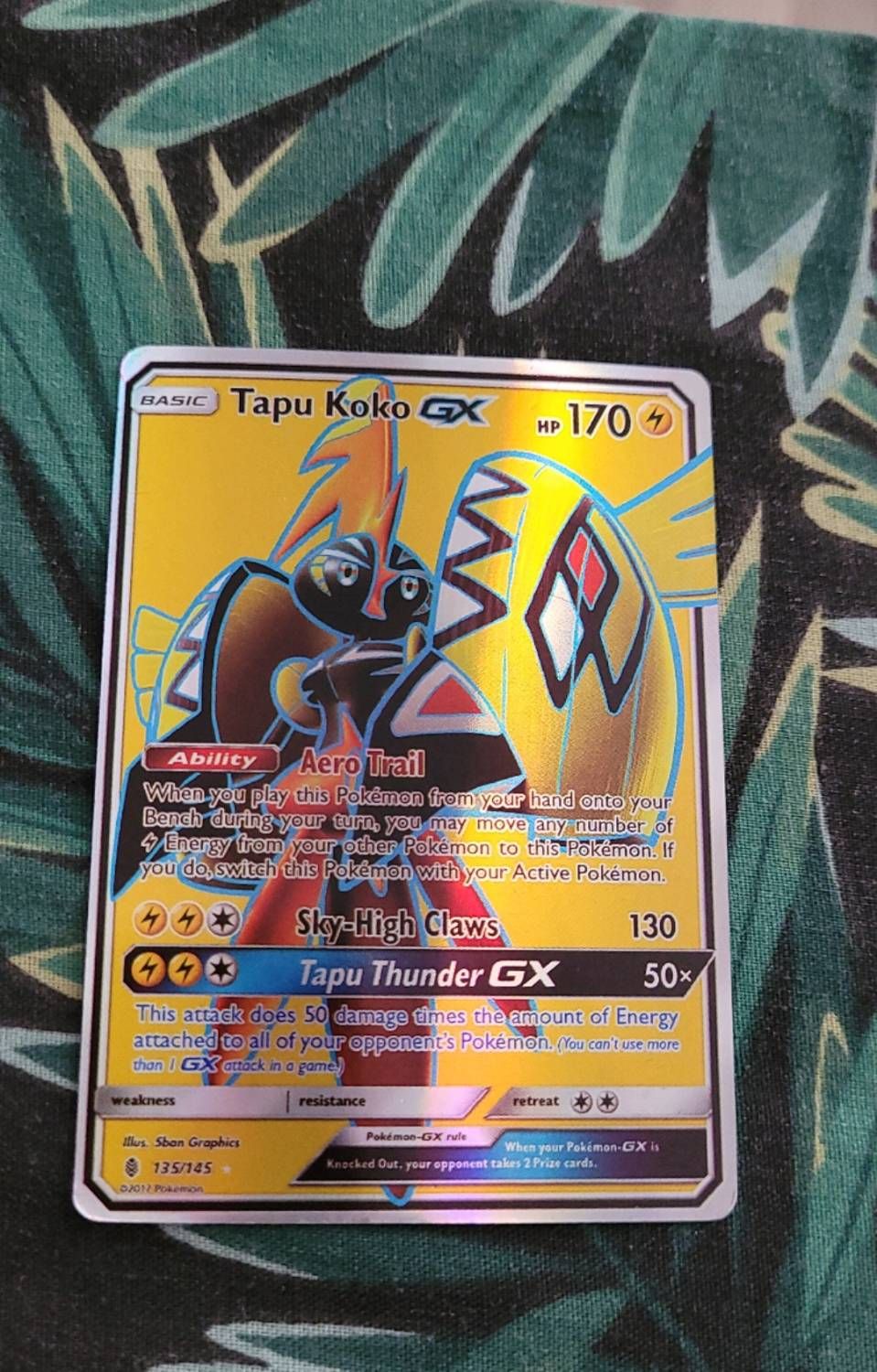 Carta Pokémon Lendário Tapu Koko Sintonia Mental no Shoptime