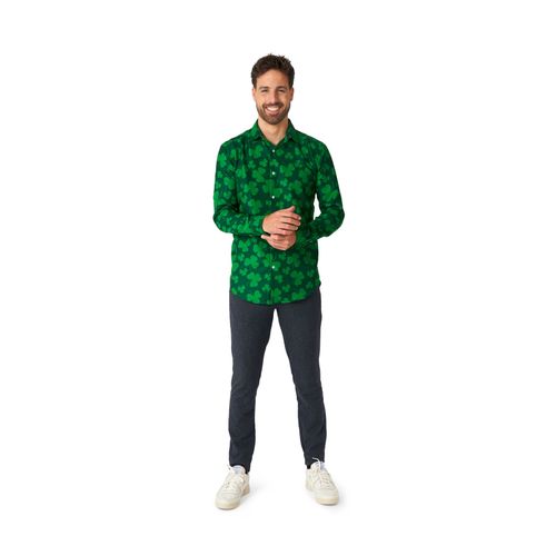 Chemise À Trèfles Saint Patrick Homme Suitmeister - Taille: S (Eu 46)