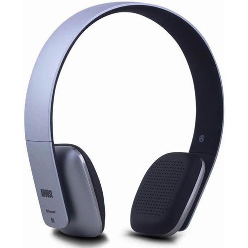 Casque Bluetooth Audio Sans Fil Gris Ultra Léger - August Ep636 - Micro, Nfc, Discret, Autonomie 12h - Supra Auriculaire Aural