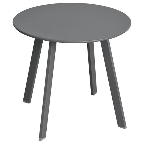 Table D'appoint De Jardin Ronde Saona - Diam. 50 Cm - Gris Graphite