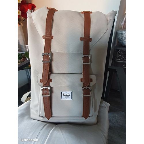 Sac à dos Herschel little america mid-volume - gris clair en TBE