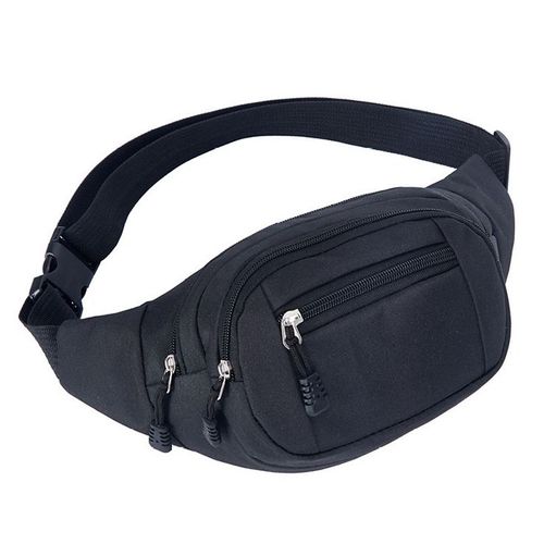 Sac banane avec plusieurs compartiments - Noir