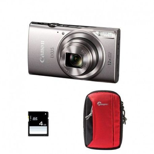 CANON Compact Ixus 285 HS Silver Garanti 2 ans + Sac et Carte SD 4 Go