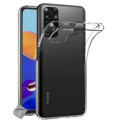 Housse Etui Coque Silicone Gel Fine Pour Xiaomi Redmi Note 11 4g / Redmi Note 11s + Verre Trempe - Transparent Tpu