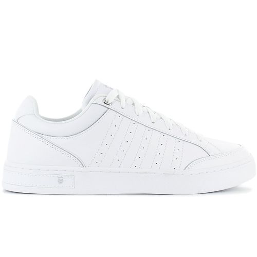 Ksswiss Court Block Baskets Sneakers Chaussures Cuir Blanc 07411s101sm