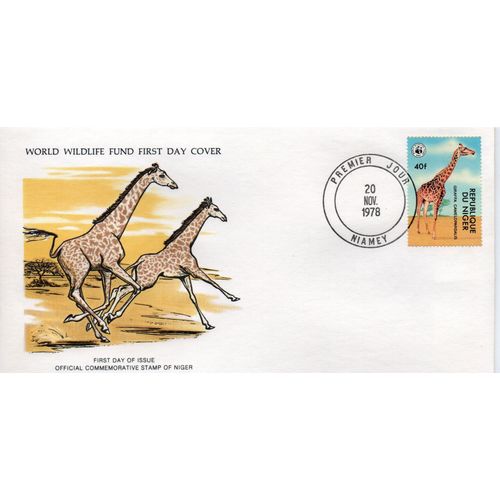 Niger Timbres Espèces Menacées Wwf 1978