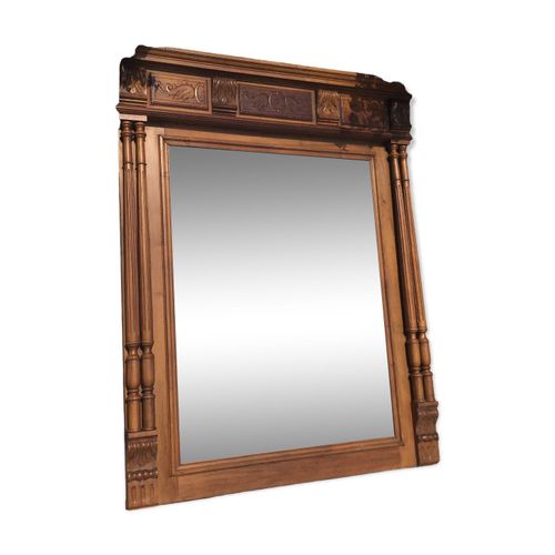 Miroir trumeau marron