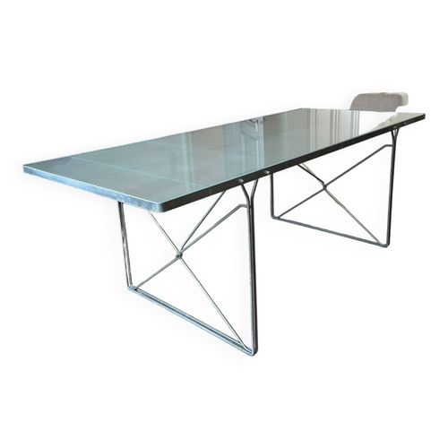 Ikea Niels Gammelgaard Table Acier Fer Table Ikea Moment Argent