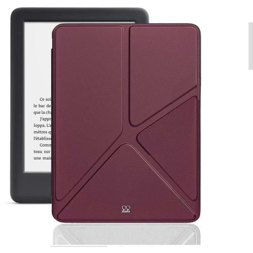 Housse Ibroz Origami Kindle Paperwhite Merlot