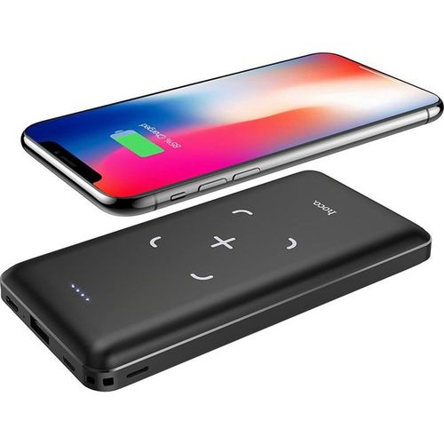 Powerbank Batterie 10.000 Mah J50 Noire De Hoco Induction / 1 X Usb