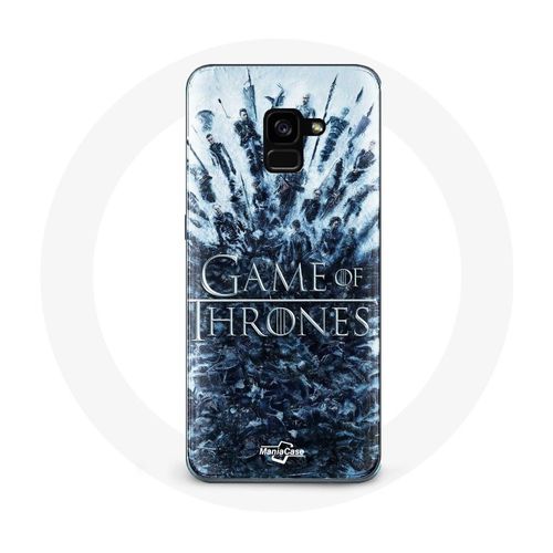 Coque Pour Samsung Galaxy A8 Plus Game Of Thrones Saison 8 Episode 1 Le Trône De Fer Personnages Logo Gris