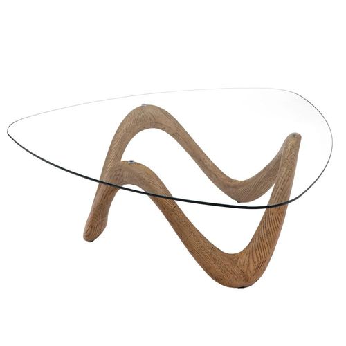 Table Basse Vague En Chêne