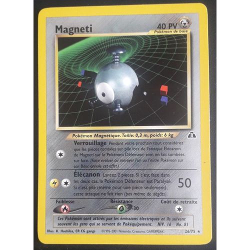 Carte Pokémon Magneti 26/75 - Néo Discovery Wizards (Fr)