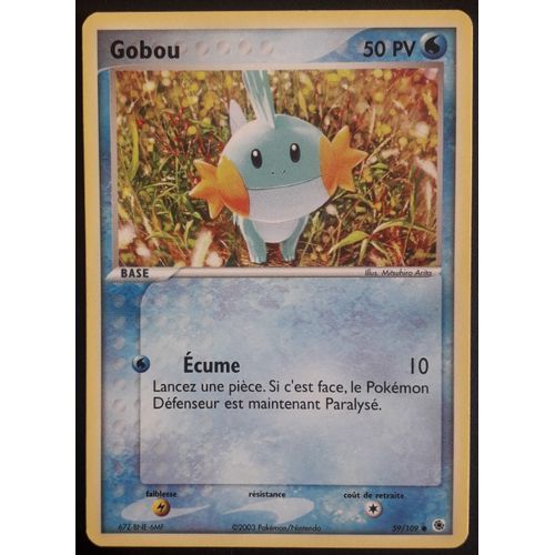 Carte Pokémon Gobou 59/109 - Ex Rubis Saphir (Fr)