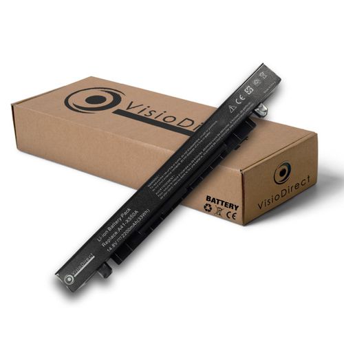 Batterie type A41-X550A A41-X550 pour ASUS A450C A450CA A450CC R510V R510VB R510VC R512C 14.4V 2200mAh - Visiodirect -