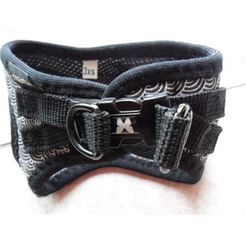 Harnais Pour Chien Mesch Taille 3xs Noir