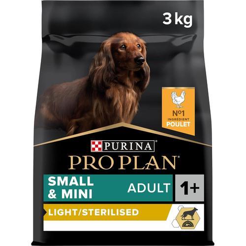 Purina Pro Plan Small & Mini Adult Light Sterilised Riche En Poulet Croquettes