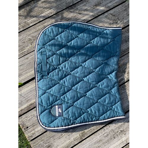 Tapis De Selle Fouganza Bleu Canard 