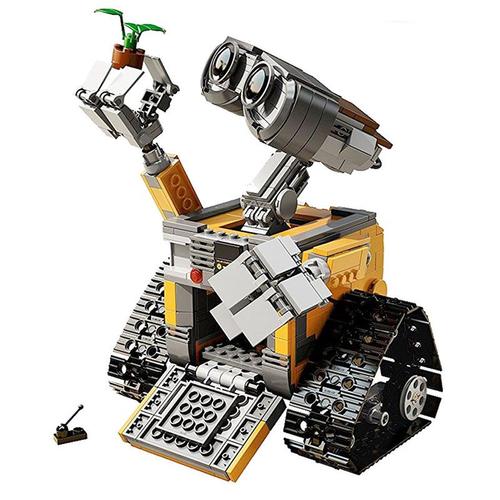 Créateur De La Série Idée Robot Wall E Compatible Building Blocks Assemblé Jouets Noir Jaune