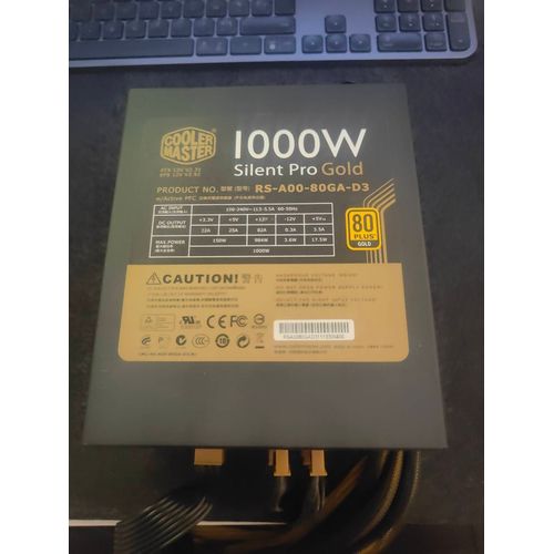 Alimentation Cooler Master Silent Pro Gold 1000W