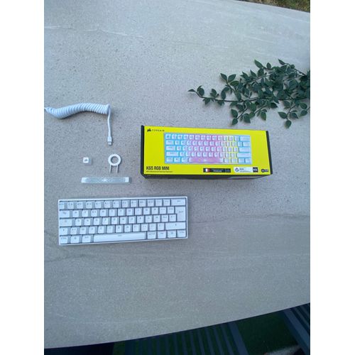 Corsair k65 mini blanc