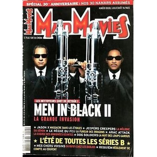 Mad Movies N° 144 _ Men In Black Ii (2) + L'été De Toutes Les Séries B _ Juillet / Août 2002