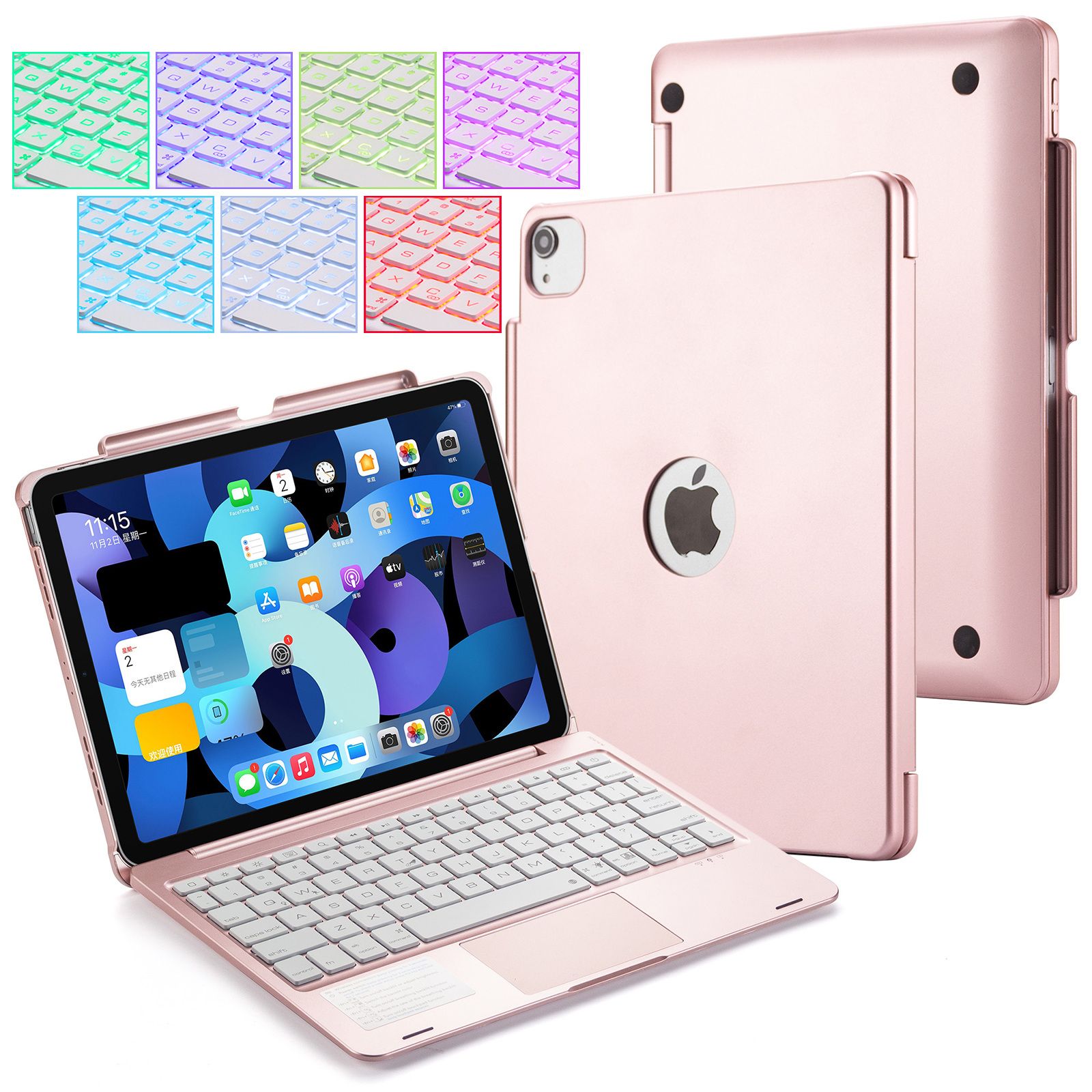 Étui De Protection Sans Fil Avec Souris Pour Ipad Air 2020 (4Ème