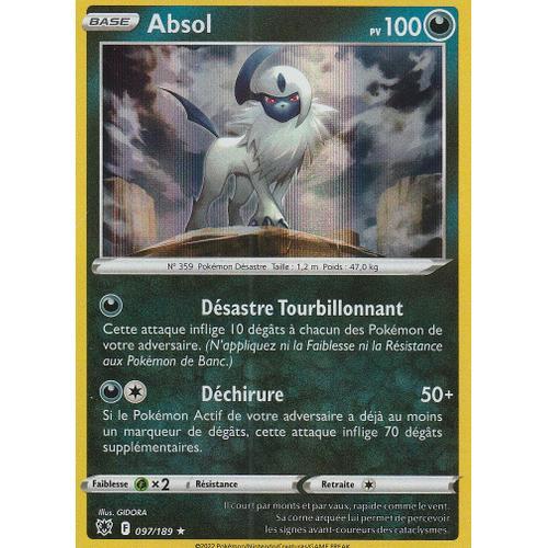 Carte Pokemon - Absol - 097/189 - Holo-Rare - Eb10 - Astres Radieux -