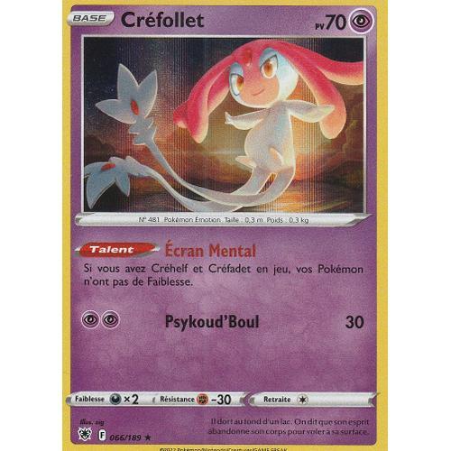 Carte Pokemon - Créfolet - 066/189 - Holo-Rare - Eb10 - Astres Radieux -