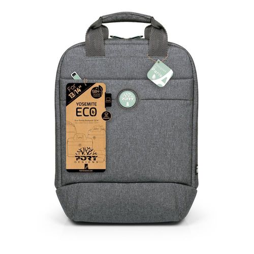 PORT Designs Yosemite Eco-Trendy - Sac à dos pour ordinateur portable - 13" / 14" - gris