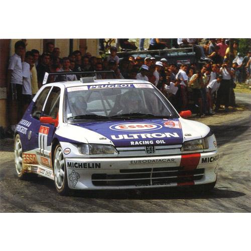 Carte Postale Peugeot 306 Maxi Rallye - Tb État