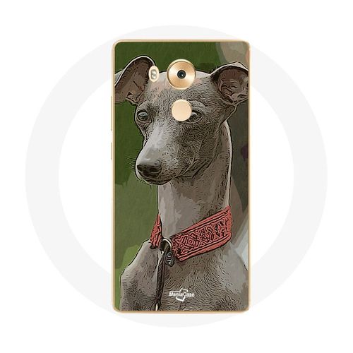 Coque Pour Huawei Mate 8 Lévrier Greyhound Gris