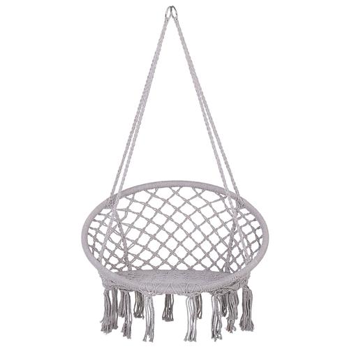 Chaise Suspendue En Coton Gris Gabella