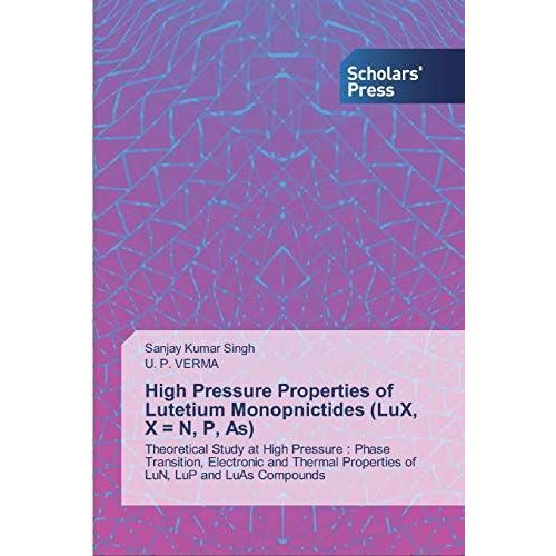High Pressure Properties Of Lutetium Monopnictides (Lux, X