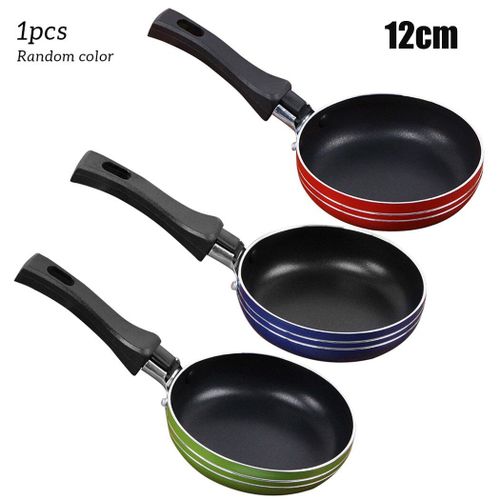Mini Poêle À Frire En Acier Antiadhésif, Couleur Aléatoire Pour Ustensiles De Cuisine, Mini Poêle Électrique Multifonction 1 Pièce