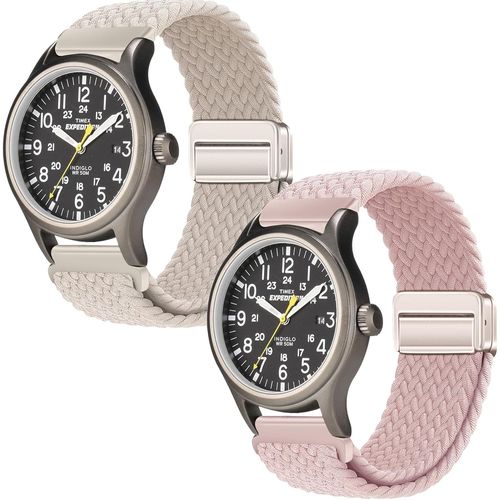 20mm Magntique Bracelet Pour Timex Weekender Expedition Scout/Acadia Waterbury Traditional Easy Reader 43mm/T49961su/T2n654pf/Tw2u68200/Twc030800/T2n651/Tw2p75800/Tw4b12500.[U3649]
