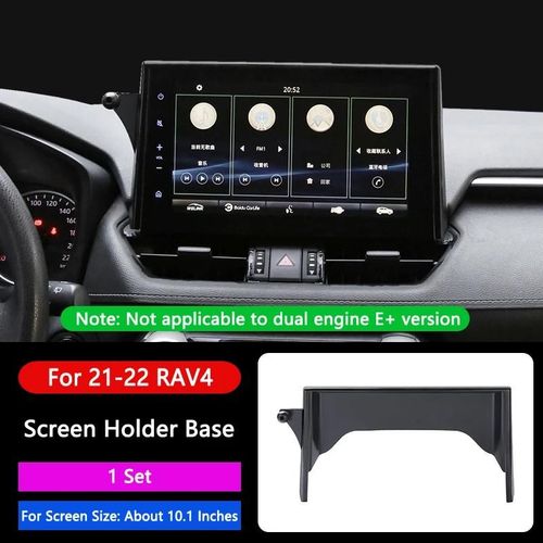 21-22rav410.1 Poucesa - Cadre D'cran Pour Toyota Rav4 2020 Prada, Support De Tlphone, Navigation Sur cran De Voiture, Accessoire Intrieur, 8 Pouces