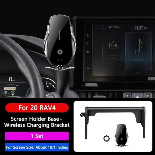 21-22rav410.1 Poucesd - Cadre D'cran Pour Toyota Rav4 2020 Prada, Support De Tlphone, Navigation Sur cran De Voiture, Accessoire Intrieur, 8 Pouces