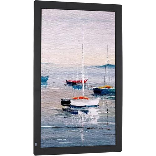 21.5 Cadre D'Image Numrique, Cadre Photo Avec Tlcommande, Envoyer Des Photos De Votre Tlphone, Configuration Rapide Et Facile Sur Le Wifi, Cadre Photo D'Art Avec