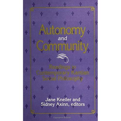 Autonomy And Community